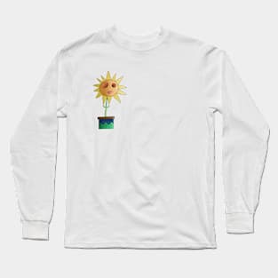 Dead Flower Funky Art Long Sleeve T-Shirt